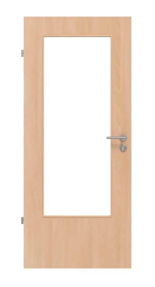 JELD-WEN Cosmo buk HPL-Urban drzwi do pomieszczeń wilgotnych z wycięciem na światło LÖ-23