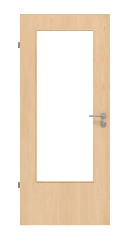 JELD-WEN drzwi do pomieszczeń wilgotnych Crest Maple HPL-Urban z wycięciem na światło LÖ-23