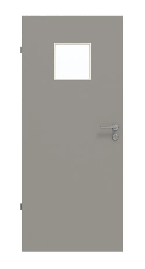 GARANT drzwi do pomieszczeń wilgotnych U12115SD szary platynowy GHK08 z przeszkleniem LA-7