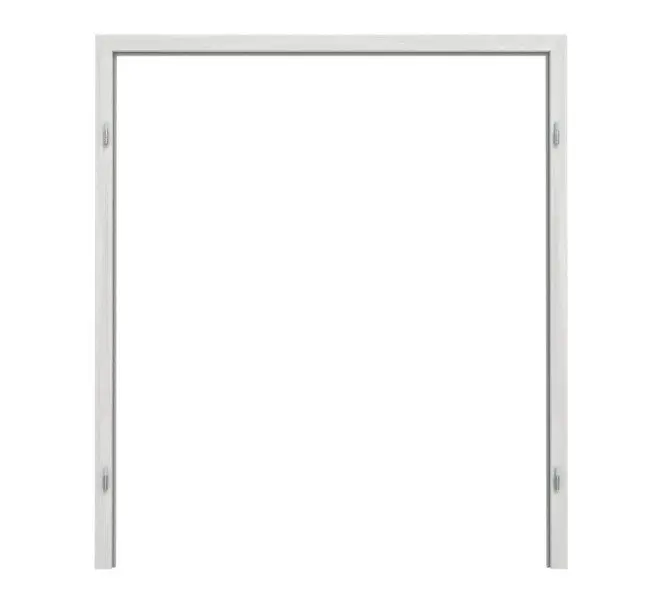 Widok frontowy marki GARANT rama osłonowa do drzwi dwuskrzydłowych Authentic Grigio CePaL z zaokrągloną krawędzią