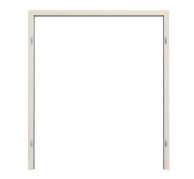 Widok frontowy marki GARANT rama osłonowa do drzwi dwuskrzydłowych Authentic Perl CePaL z zaokrągloną krawędzią