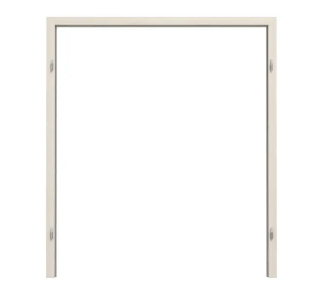 TEUTO rama osłonowa do drzwi dwuskrzydłowych powierzchnia CPL authentic perła z zaokrągloną krawędzią