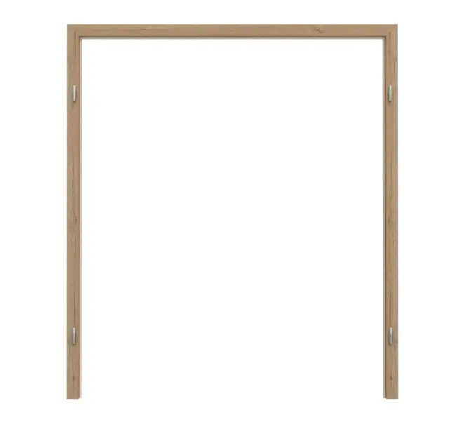 TEUTO rama osłonowa do drzwi dwuskrzydłowych Authentic dąb szczelinowy CPL z zaokrągloną krawędzią