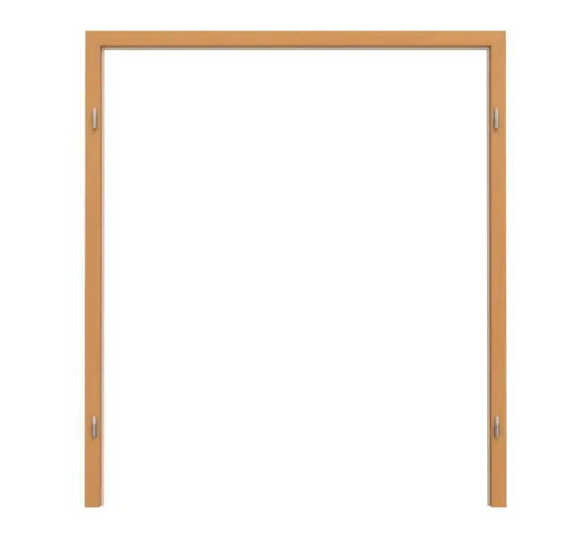 TEUTO Rama osłonowa do drzwi dwuskrzydłowych z powierzchnią CPL buk Exklusiv z zaokrągloną krawędzią