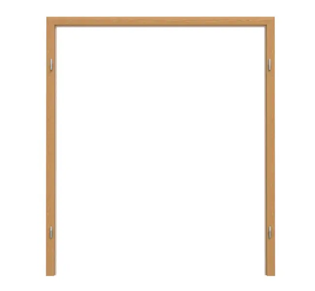 TEUTO rama osłonowa do drzwi dwuskrzydłowych dąb Premium CPL z zaokrągloną krawędzią