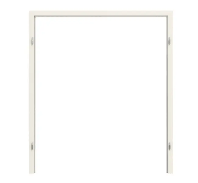 TEUTO rama osłonowa do drzwi dwuskrzydłowych biały lakier 9010 CPL z zaokrągloną krawędzią