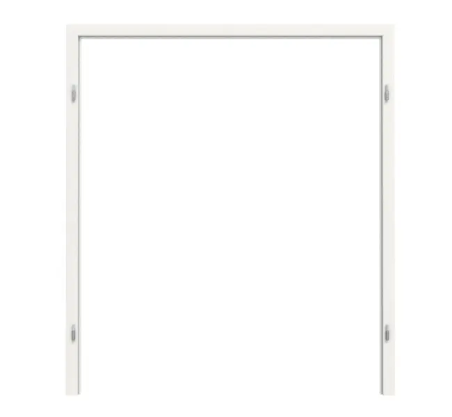 TEUTO rama osłonowa do drzwi dwuskrzydłowych biały lakier 9016 z zaokrągloną krawędzią