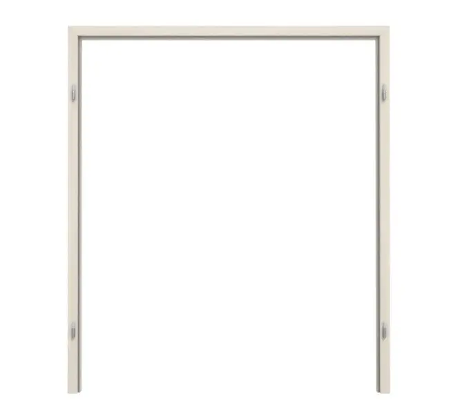 Widok frontowy od GARANT rama blokowa do drzwi dwuskrzydłowych Authentic Perl CePaL z zaokrągloną krawędzią