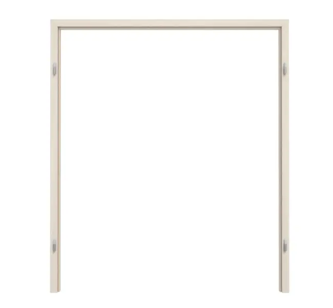 TEUTO rama blokowa do drzwi dwuskrzydłowych powierzchnia CPL authentic perła z zaokrągloną krawędzią