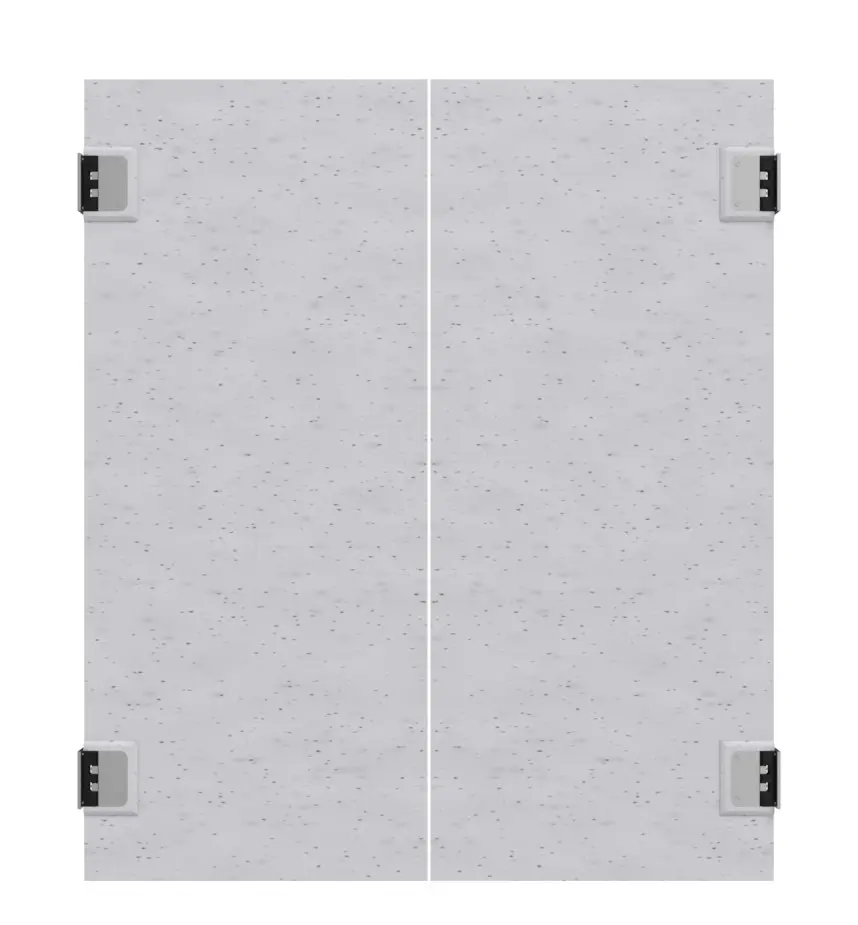 HÖRMANN dwuskrzydłowe drzwi wahadłowe z tworzywa sztucznego Granit