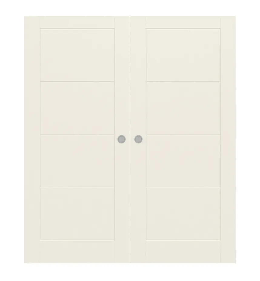 WESTAG dwuskrzydłowe drzwi przesuwne bretania Typ 3004 biały lakier