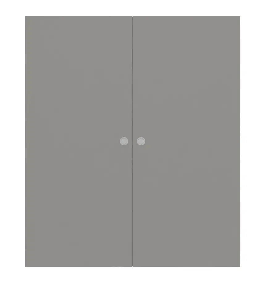 WESTAG drzwi dwuskrzydłowe białe przesuwne w kolorze szpachlówki A 446 PortaLit CPL