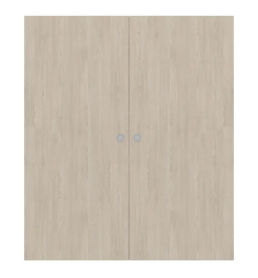 WESTAG Drzwi dwuskrzydłowe białe przesuwne Dąb platynowy Ei 424 PortaLit CPL