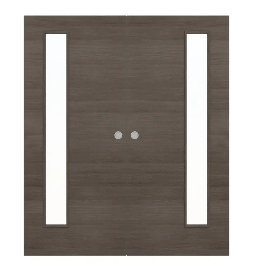 WESTAG drzwi dwuskrzydłowe białe przesuwne Pinia Szara Krzyżowa PiC 44 PortaLit CPL z przeszkleniem LA-1B