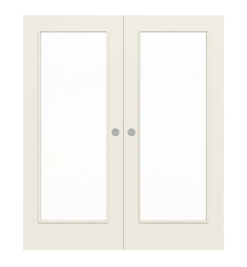 WESTAG drzwi dwuskrzydłowe białe biel uni A 242 PortaLit CPL z przeszkleniem LA-1000