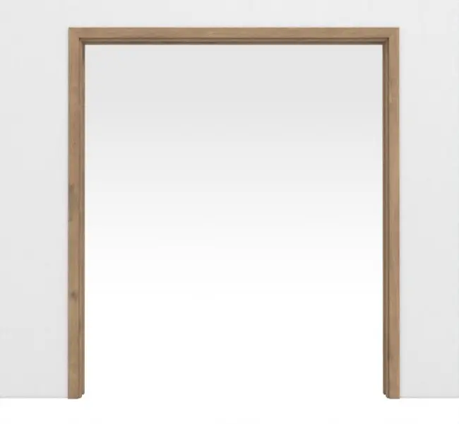 WESTAG dwuskrzydłowy system drzwi przesuwnych chowany w ścianę dąb Adria Ei 767 PortaLit CPL