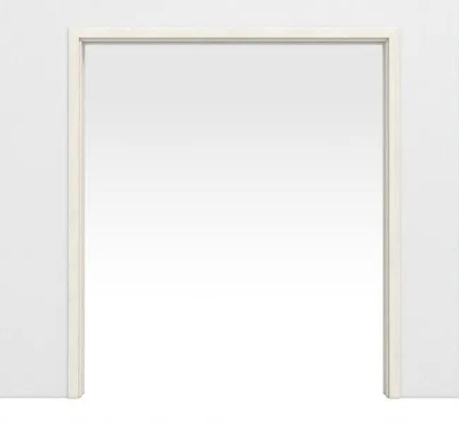 SYSTEM podwójnych drzwi przesuwnych WESTAG w ścianie Pinia Biała Pi 230 PortaLit CPL