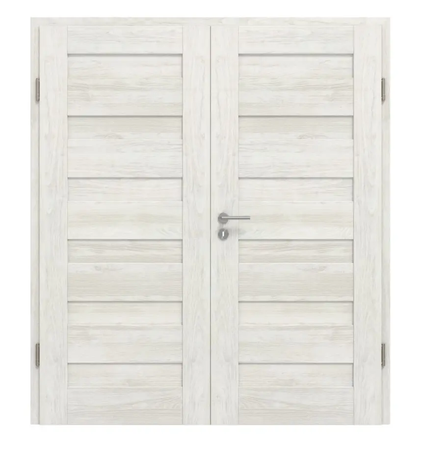 Widok frontowy Clif 5.3 jesion norweski drzwi dwuskrzydłowe z ościeżnicą - Classen