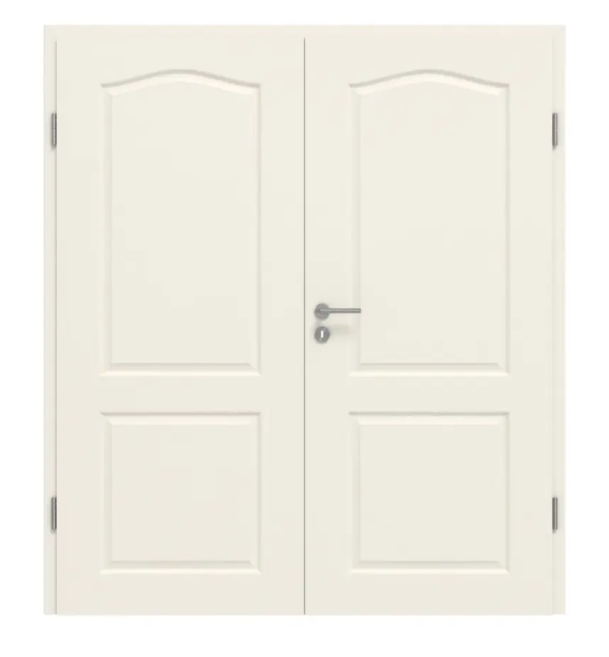 GARANT Drzwi dwuskrzydłowe Como CK2 biały lakier z ościeżnicą