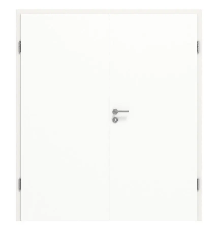 HÖRMANN drzwi dwuskrzydłowe biel ultramatowa Proline Concepto z ościeżnicą