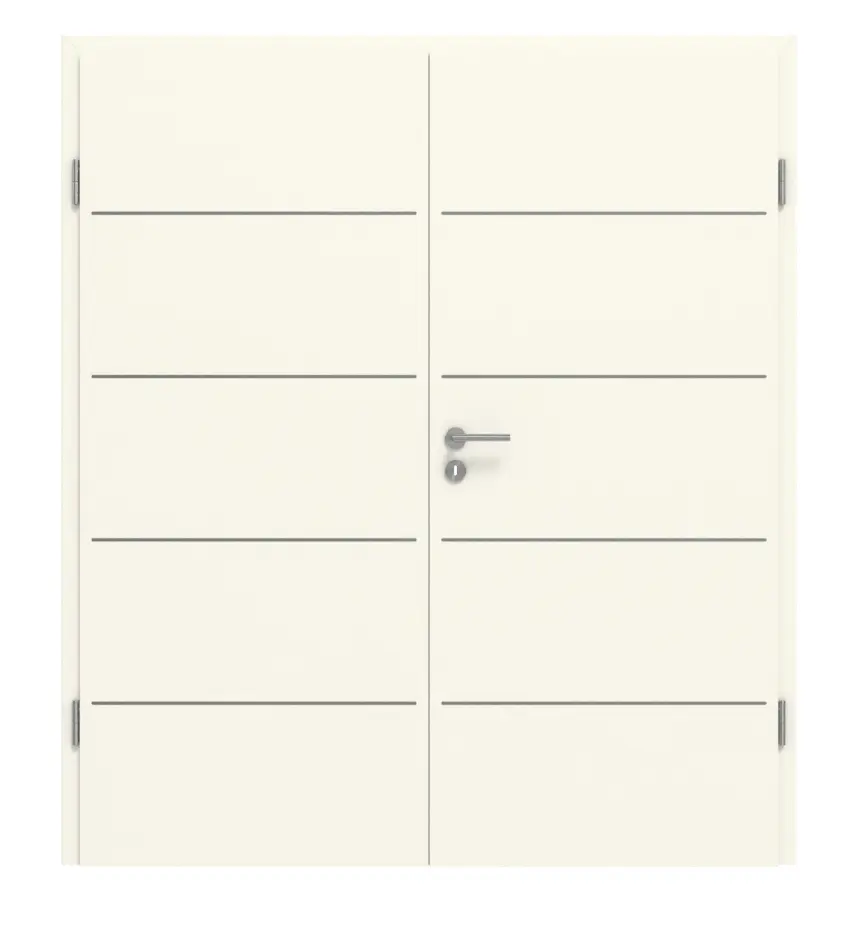 GARANT drzwi 2-skrzydłowe Corona 830 powierzchnia CPL snow white z ościeżnicą