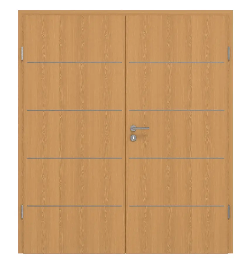 GARANT drzwi dwuskrzydłowe Corona 830 Dąb Premium CePaL z ościeżnicą