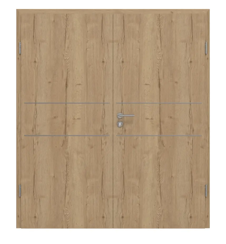 GARANT drzwi dwuskrzydłowe Corona 832 Authentic dąb szczelinowy CePaL z ościeżnicą