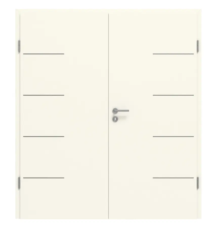GARANT Drzwi dwuskrzydłowe Corona 834 Snow White CePaL z ościeżnicą