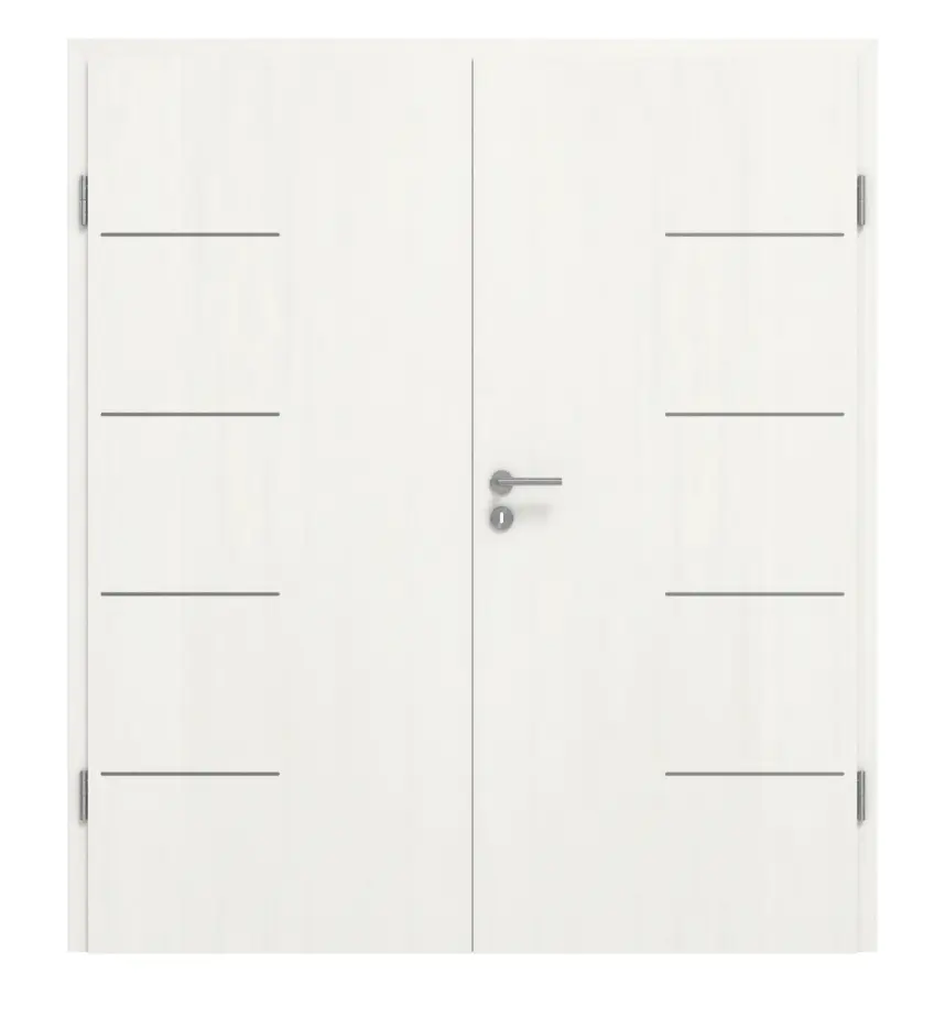 GARANT drzwi dwuskrzydłowe Corona 834 Authentic Bianco CePaL z ościeżnicą