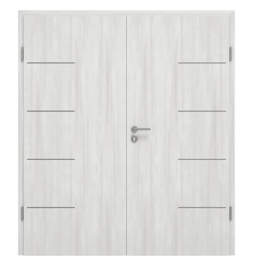 GARANT drzwi dwuskrzydłowe Corona 834 Authentic Grigio CePaL z ościeżnicą