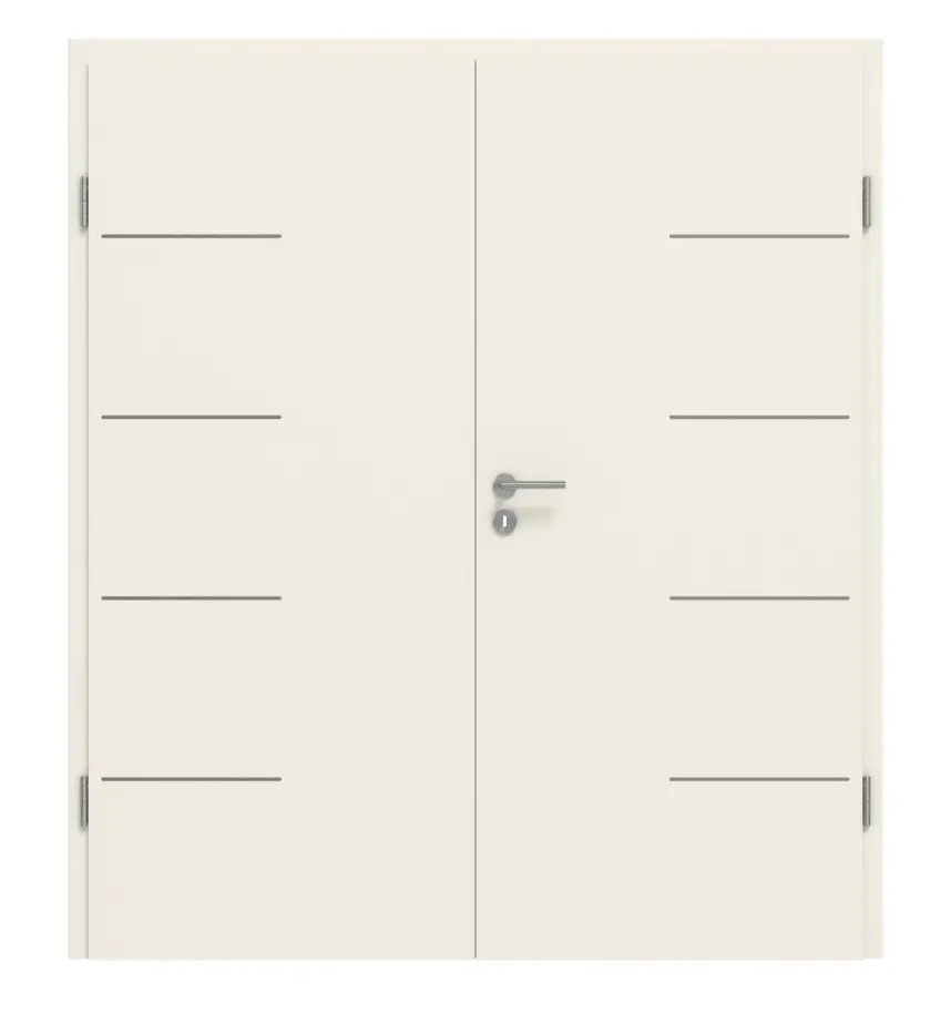 GARANT drzwi dwuskrzydłowe Corona 834 biały lakier 9010 CePaL z ościeżnicą