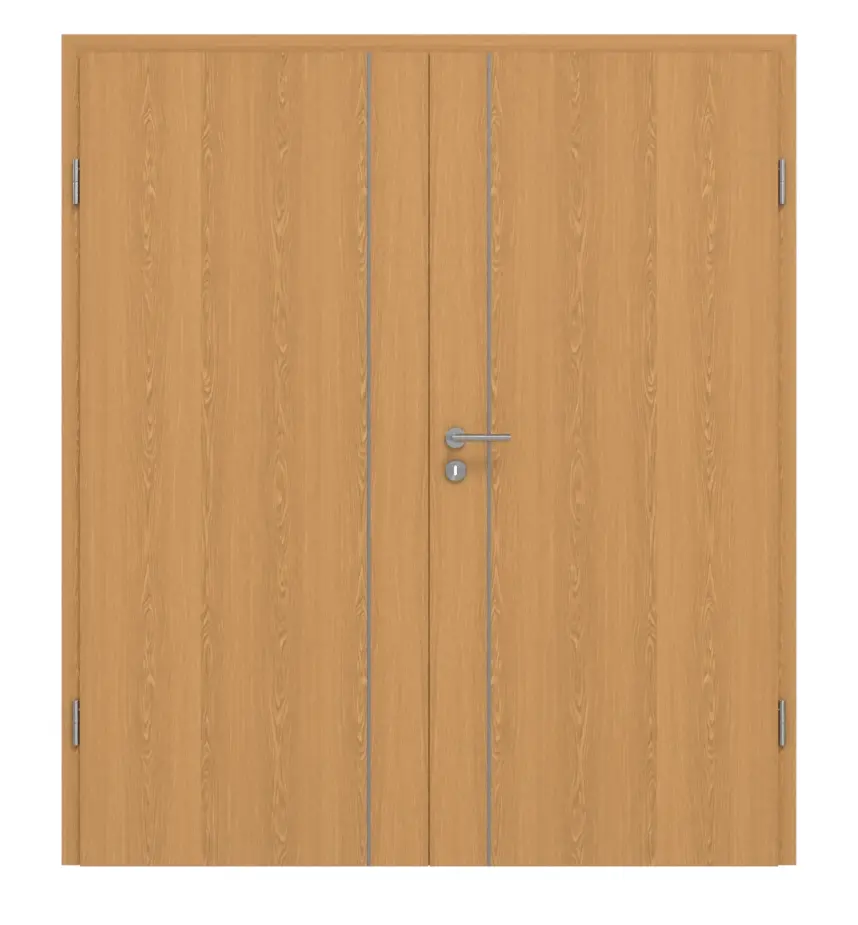 GARANT Drzwi dwuskrzydłowe Corona 850 dąb Premium CePaL z ościeżnicą
