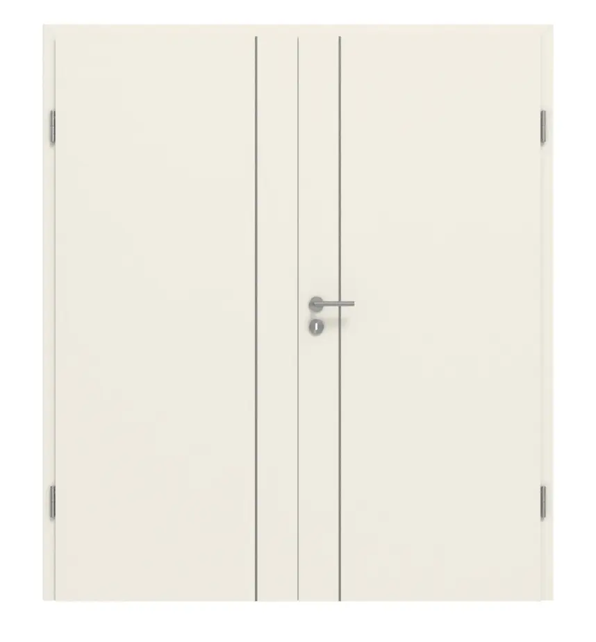GARANT drzwi 2-skrzydłowe Corona 850 biały lakier 9010 CePaL z ościeżnicą