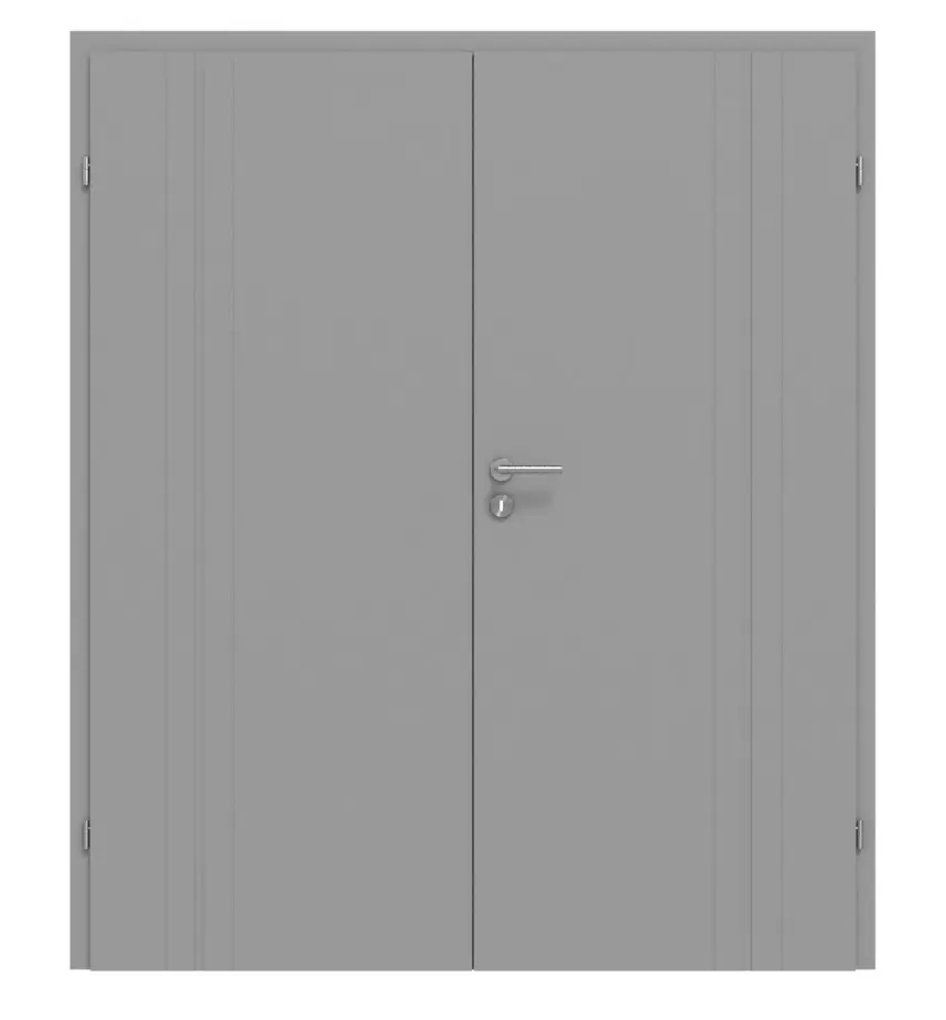 CLASSEN drzwi dwuskrzydłowe Evelin M2 szare RAL 7004 lakier