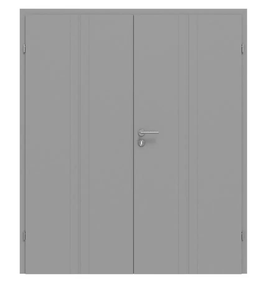CLASSEN drzwi dwuskrzydłowe Evelin M3 szary RAL 7004 lakierowane