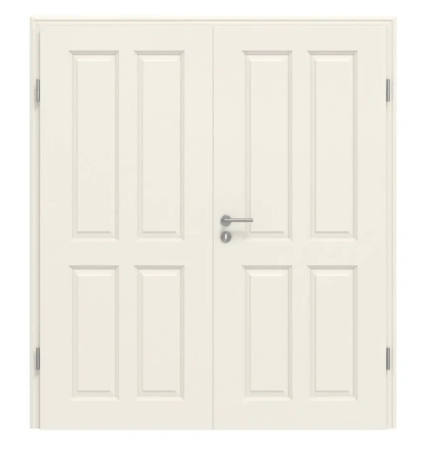 LEBO drzwi dwuskrzydłowe Formelle 40 biały lakier z ościeżnicą