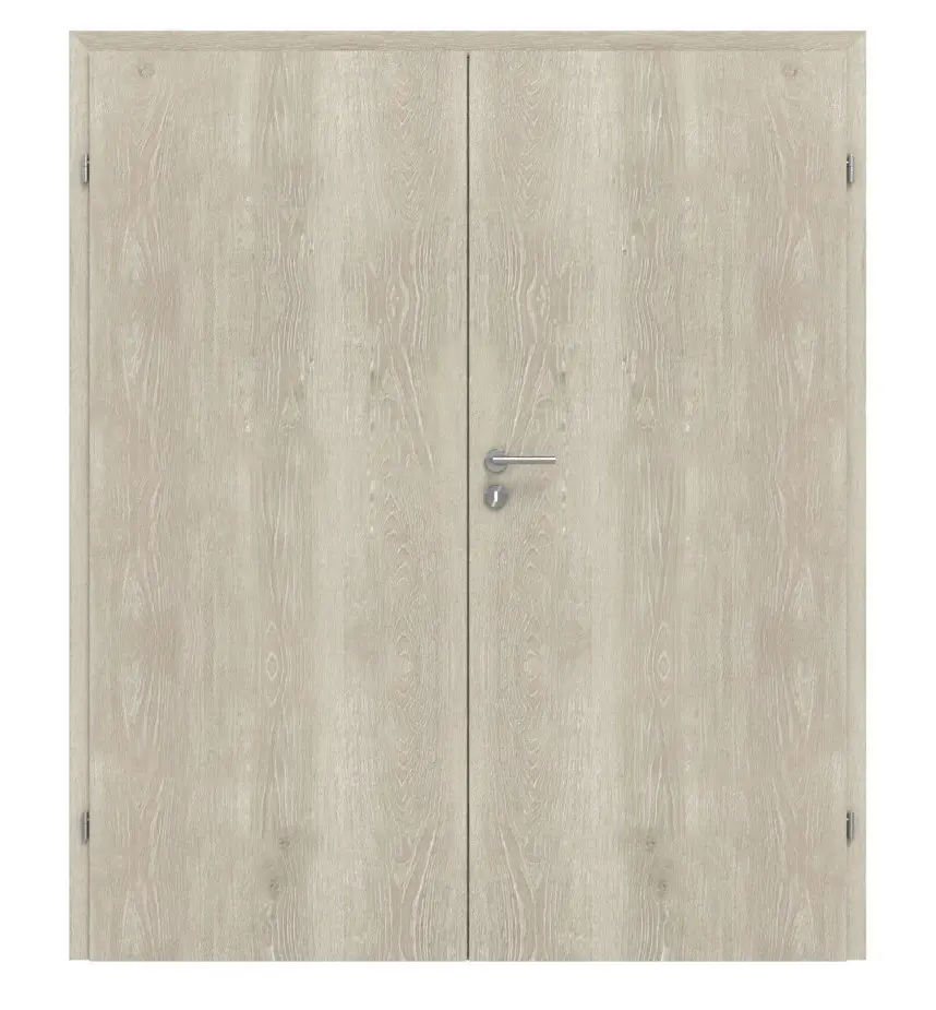 CLASSEN drzwi dwuskrzydłowe szkło M1 dąb Kendal CPL z ościeżnicą