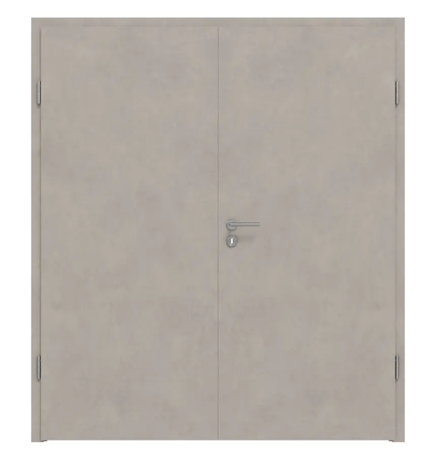 WESTAG drzwi dwuskrzydłowe Semento BN 434 Portalit CPL z ościeżnicą