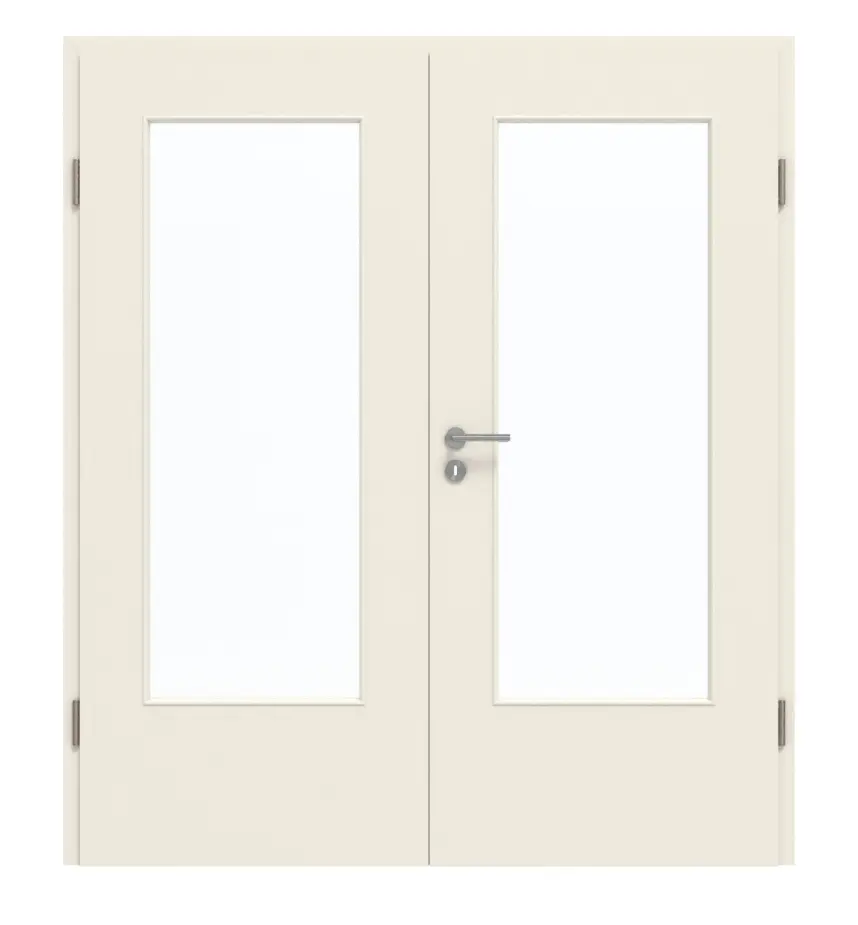 GARANT drzwi dwuskrzydłowe wraz z ościeżnicą 0140-60 Dawn Resopal z przeszkleniem LA-DIN
