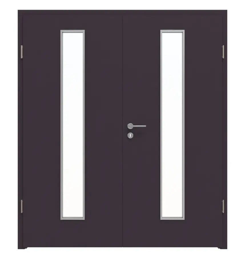 WESTAG drzwi dwuskrzydłowe Viola Orissa FX 0790 FENIX NTM z przeszkleniem LA-1 na środku z ościeżnicą