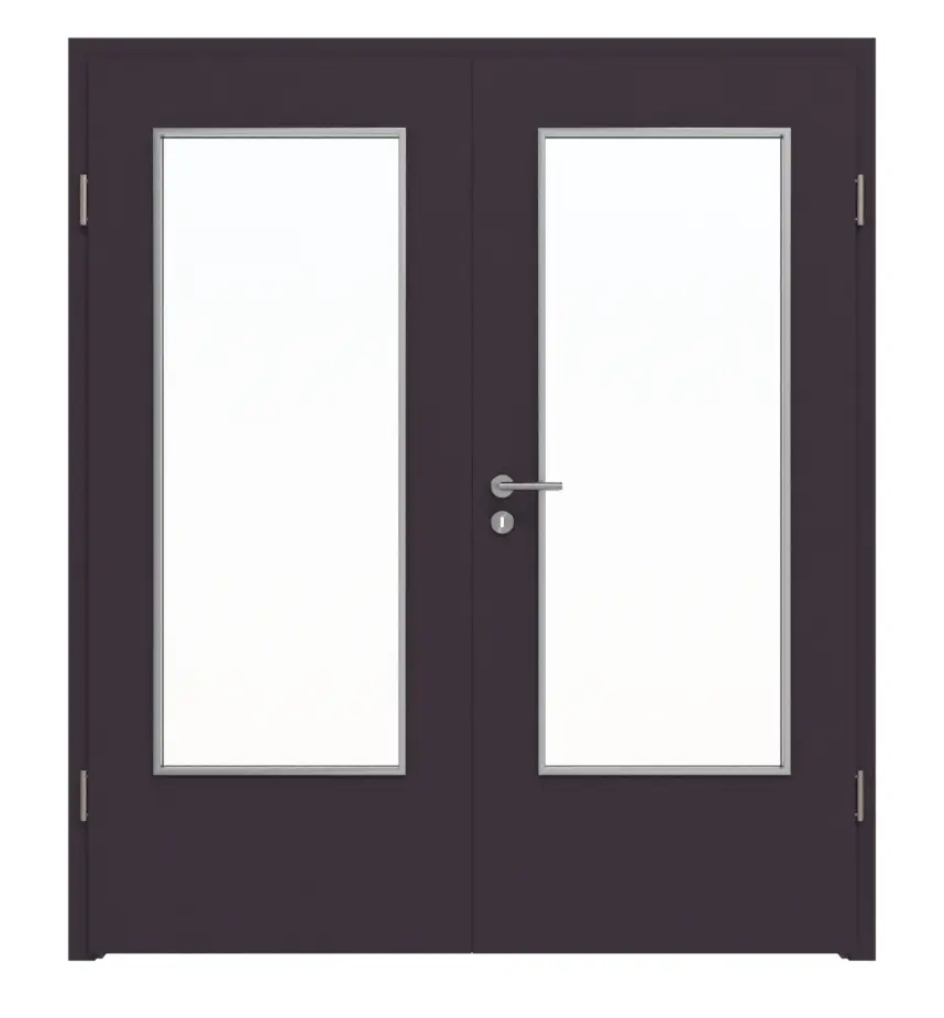 WESTAG drzwi dwuskrzydłowe Viola Orissa FX 0790 FENIX NTM z przeszkleniem LA-DIN wraz z ościeżnicą