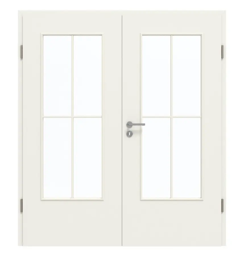 GARANT drzwi dwuskrzydłowe z ościeżnicą 0135-60 Rain Resopal z przeszkleniem LA-DIN Sprosse SP0
