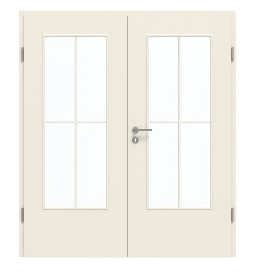 GARANT drzwi dwuskrzydłowe wraz z ościeżnicą 0140-60 Dawn Resopal z przeszkleniem LA-DIN Sprosse SP0