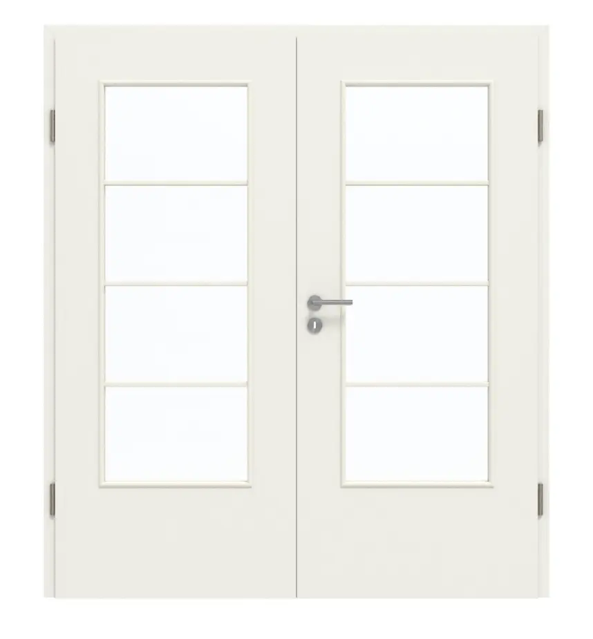 GARANT drzwi dwuskrzydłowe z ościeżnicą 0135-60 Rain Resopal z przeszkleniem LA-DIN Sprosse SP10