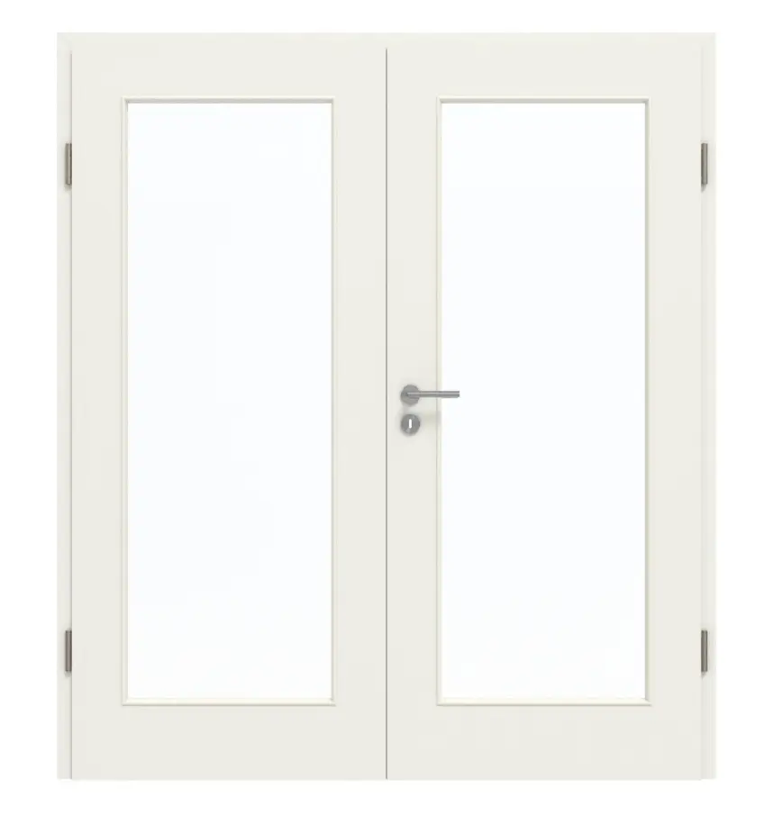 GARANT drzwi dwuskrzydłowe wraz z ościeżnicą 0135-60 Rain Resopal z przeszkleniem LA-2