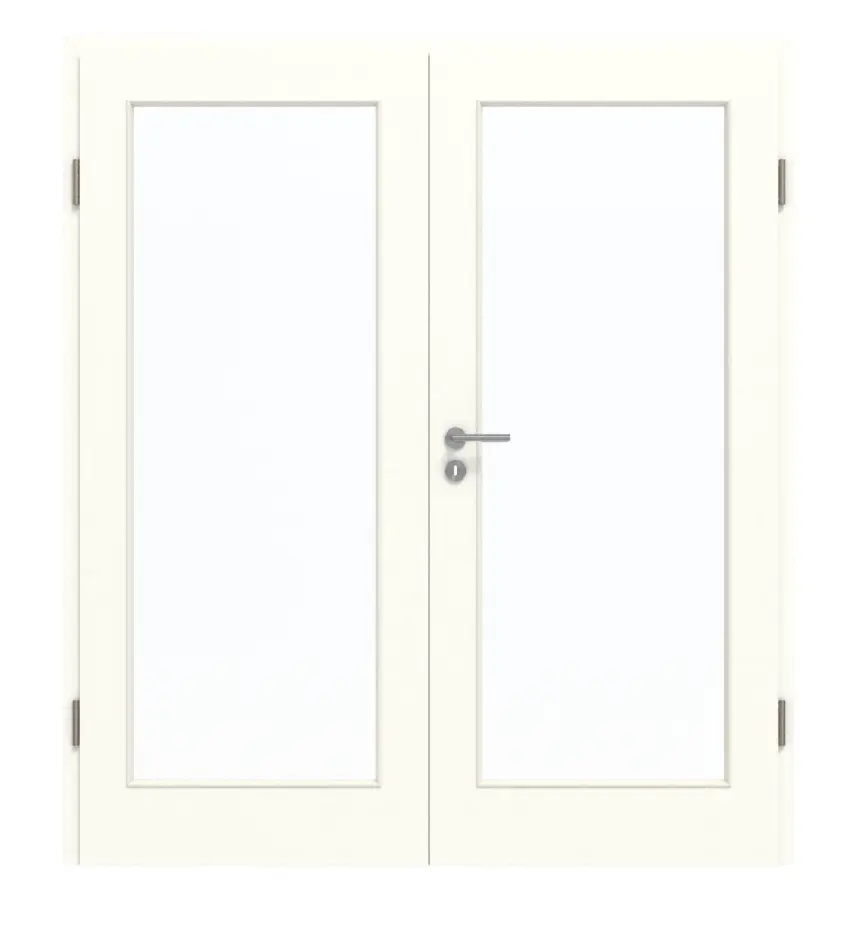 GARANT Drzwi podwójne wraz z ościeżnicą W1000ST9 Premium Biały GHK08 z przeszkleniem LA-3