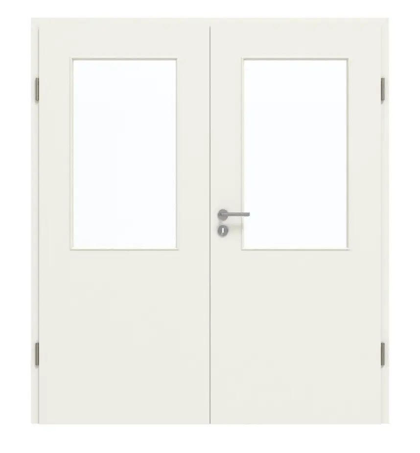 GARANT drzwi dwuskrzydłowe wraz z ościeżnicą 0135-60 Rain Resopal z przeszkleniem LA-6