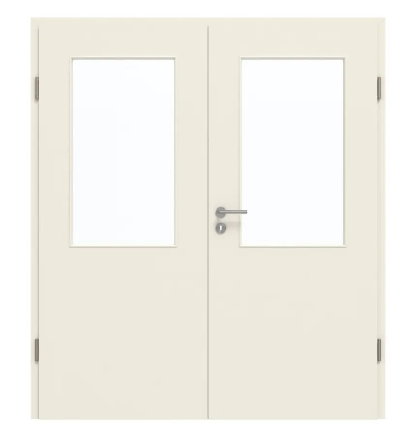 GARANT drzwi dwuskrzydłowe z ościeżnicą 0140-60 Dawn Resopal z przeszkleniem LA-6