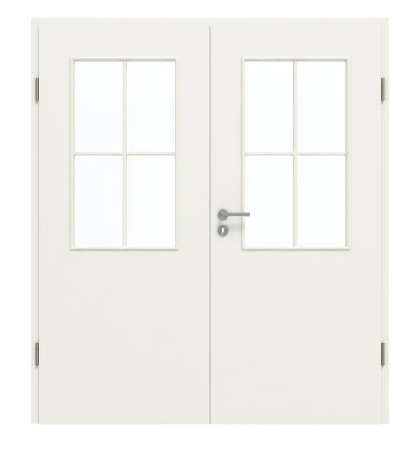 GARANT drzwi dwuskrzydłowe wraz z ościeżnicą 0135-60 Rain Resopal z przeszkleniem LA-6 szpros SP0