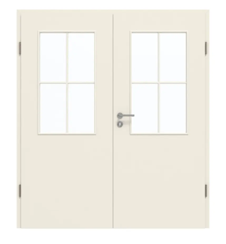 GARANT drzwi dwuskrzydłowe wraz z ościeżnicą 0140-60 Dawn Resopal z przeszkleniem LA-6 Sprosse SP0